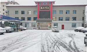 扫雪除冰 让“医路”更畅通——微山县中医院在行动！
